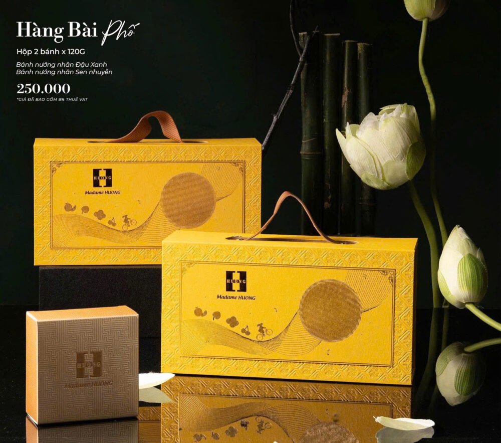 Bánh Trung Thu Madame Hương Hộp Hàng Bài Phố
