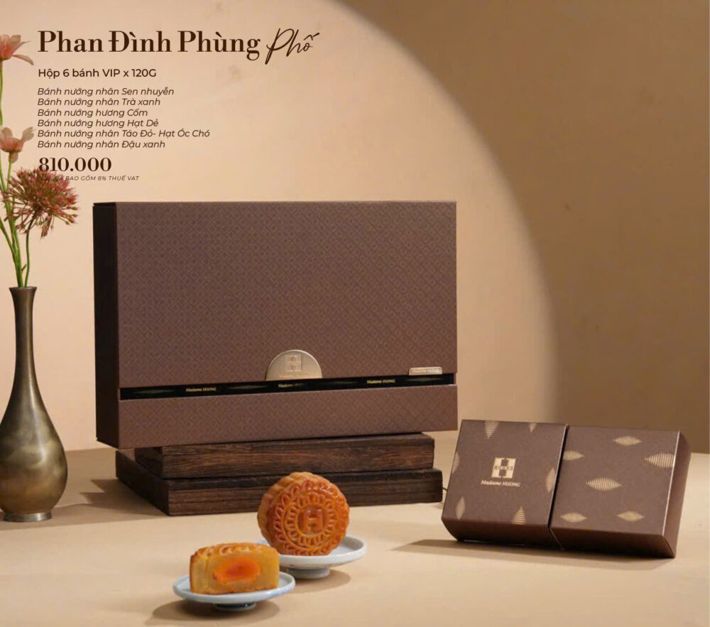 Bánh trung thu Madame Hương hộp Phan Đình Phùng phố