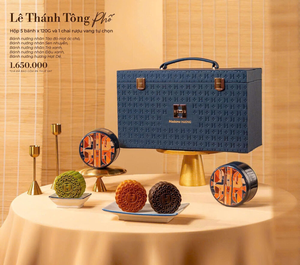 Bánh trung thu Madame Hương hộp Lê Thánh Tông phố