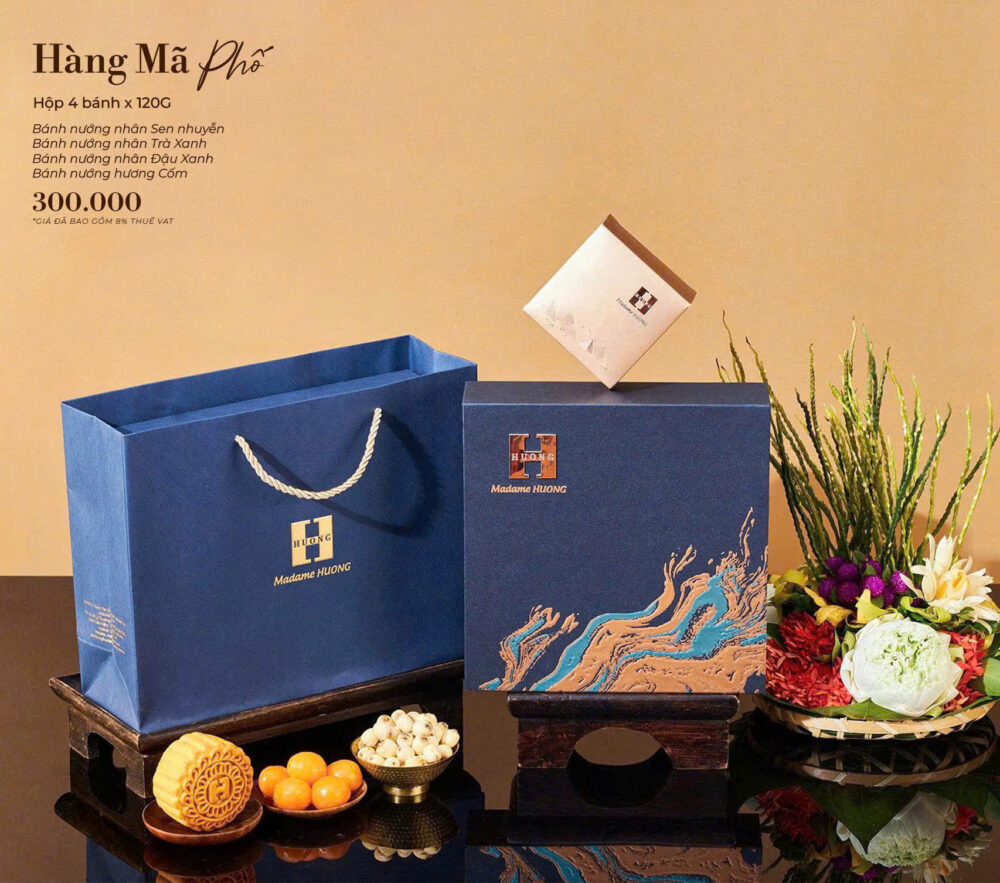 Bánh Trung Thu Madame Hương Hộp Hàng Mã Phố