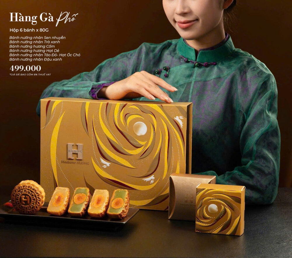 Bánh trung thu Madame Hương hộp Hàng Gà phố