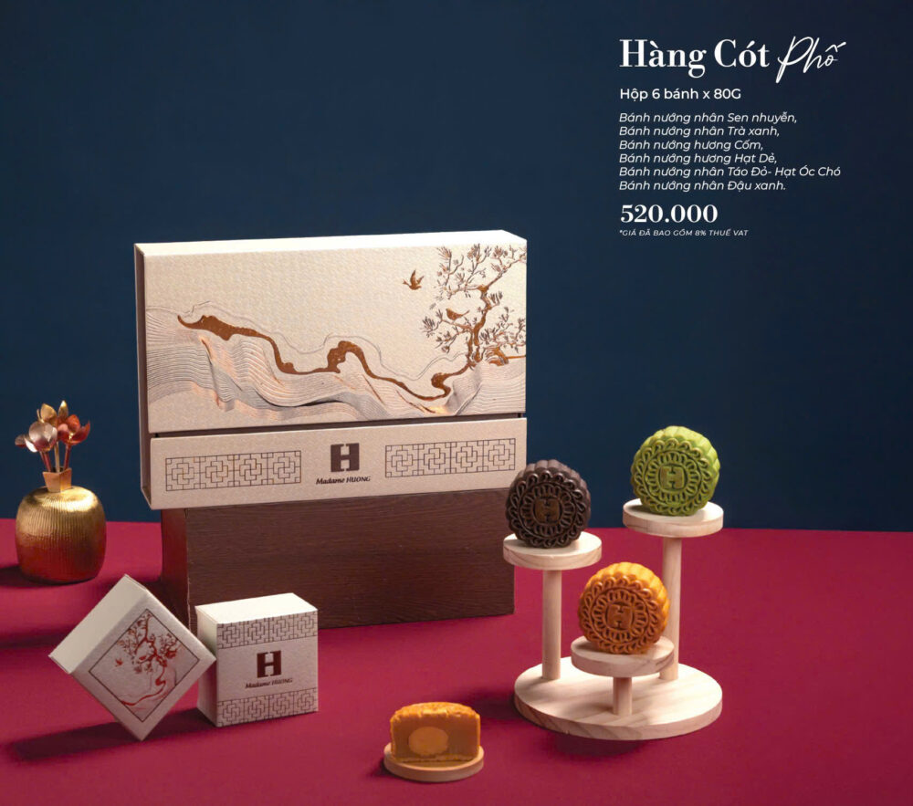 Bánh trung thu Madame Hương Hộp Hàng Cót Phố